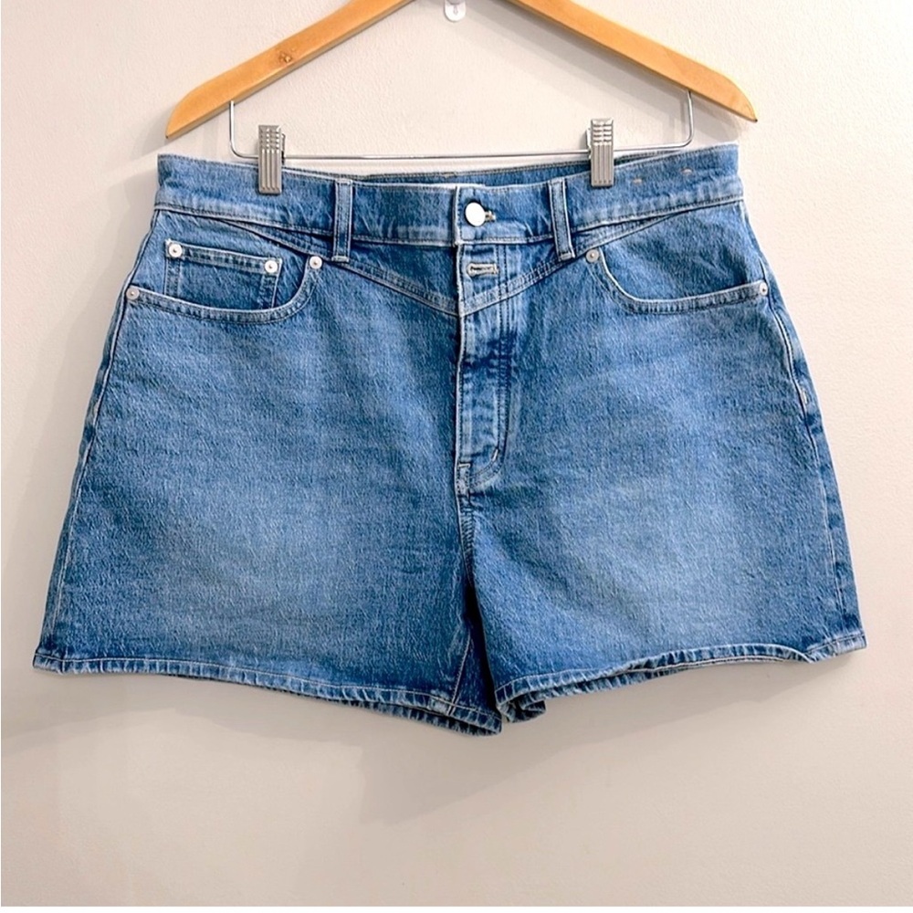 Madewell The Momjean Short in Streamside Wash